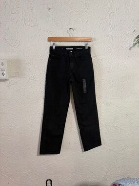 Sonoma Boys Black Straight Leg Jeans Size 12 Everyday Denim NWT
